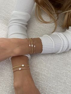 18k gold cuban link bracelet with baguette diamond center .39cts diamonds 6.5" in length   #AKBCBBD-4-RG Gold Cuban Link Bracelet, Anita Ko Jewelry, Jewelry Making Instructions, Thick Gold Chain, Kite Diamond, Jewelry Wishlist, Cuban Link Bracelet, Jewelry Styling, Anita Ko