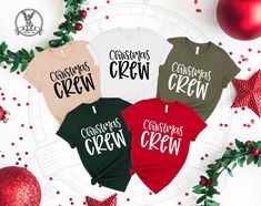 Christmas Crew Shirt, Christmas Squad Shirt, Christmas Crew Christmas Shopping Crew Shirts, Christmas Crew Family Shirts, Family Christmas Sweatshirt Ideas, Matching Christmas Shirts Best Friends, Friendsmas Shirt Ideas, Red Christmas Shirts, Christmas Crew Shirts, Group Christmas Shirts, Selena Quintanilla T Shirt