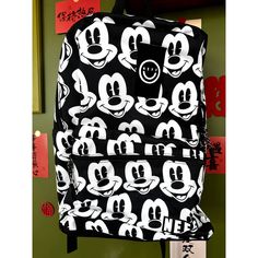 Disney Collections X Neff Mickey Mouse | Black White Backpack New Fit 16" Laptop New Mickey Mouse Black, White Backpack, Disney Bags, Disney Bag, Laptop Backpack, New Black, Laptop, Backpacks, Black White