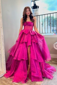 Different Prom Dresses Unique, Prom Dresses Hot Pink, Birthday Gown, Lavender Prom Dresses, Black Homecoming Dress, White Homecoming Dresses