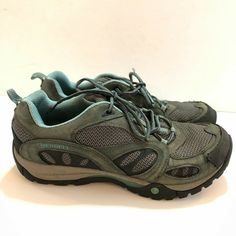 Merrell Womens Castle Rock Mineral Hiking Shoes Lace Up Size 11 EU 42.5 Gray Good Used Condition. Some signs and dirtiness from use. Please see pictures. Green Slip-on Walking Shoes For Outdoor, Rugged Outdoor Walking Shoes With Ortholite Insole, Low-top Walking Shoes With Reinforced Toe, Trail Running Shoes With Rubber Sole For Walking, Breathable Closed Toe Walking Shoes For Outdoor Activities, Closed Toe Hiking Boots With Rubber Sole, Closed Toe Hiking Sneakers With Vibram Sole, Green Sneakers With Ortholite Insole For Outdoor, Breathable Closed Toe Walking Shoes For Outdoor