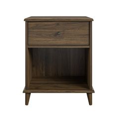 an image of a night stand with two drawers on one side and a drawer on the other