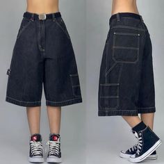 Long Cargo Shorts, Baggy Outfit Ideas, Big Shorts, Estilo Tomboy, Baggy Clothes, Fire Fits, Swaggy Outfits, 가을 패션, Edgy Outfits