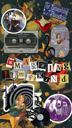 an advertisement for the smashing pumpkins album