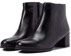 Naturalizer Bay Waterproof | Zappos.com Black Leather Ankle Boots, Liner Socks, Best Wear, Leather Ankle Boots, Product Reviews, Bootie, Everyday Fashion, Heel Height, Ankle Boot