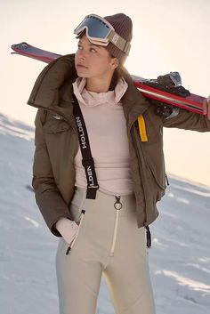 The Ski Shop | Free People Outfits For Snow, Outfits For Women Aesthetic, Puffer Outfits, Cute Ski Outfit, Cute Ski Outfits For Women, Ski Vacation Outfits, Ski Lodge Outfit, Womens Snowsuit, Cute Ski Outfits