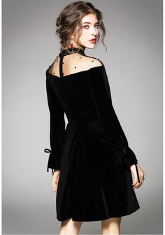 Black Lace O-Neck A Line Dress
 S: length 92cm, bust 84cm, shoulder 45cm, sleeve 51cm, waist 68cm.
  M: length 93cm, bust 88cm, shoulder 46cm, sleeve 52cm, waist 72cm.
  L: length 94cm, bust 92cm, shoulder 47cm, sleeve 53cm, waist 76cm.
 XL: length 95cm, bust 96cm, shoulder 48cm, sleeve 54cm, waist 80cm.
 2XL: length 96cm, bust 100cm, shoulder 49cm, sleeve 55cm, waist 84cm.
 3XL: length 97cm, bust 104cm, shoulder 50cm, sleeve 56cm, waist 88cm.
  4XL: length 98cm, bust 108cm, shoulder 51cm, sleev A Line Homecoming Dress, Hi Friend, Long Sleeve Skater Dress, Professional Dress, 파티 드레스, Midi Dress Party, Professional Dresses, Black Women Fashion, Lolita Dress