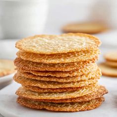 These lace cookies are sweet, delicate, and such a treat! The crispy texture simply can't be topped. Whip up a batch today! Chocolate Chip Lace Cookies, Coconut Lace Cookies, Lacey Cookies, Lace Cookies, Cookie Spread, Quick Cooking, Baking Sheets, Hot Tea, Holiday Cookies