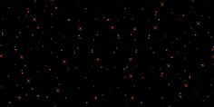 an image of stars in the night sky with orange and pink lights on them, as well as black background