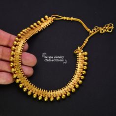 Buy Bridal 22k Yellow Gold Vintage Chain Necklace 17.5 Inch Online in India - Etsy Gold Jada, Indian Gold Necklace Designs, Vintage Chain Necklace, 22k Gold Necklace, Gold Bridal Necklace, Antique Necklaces Design, Antique Necklaces, Fancy Jewelry Necklace, Gold Jewellry