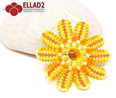 "This is my version of Tithonia Flower (belongs to daisy family) or how they call it \"Mexican Sunflower\". You can use it as a pendant or focal on a bracelet or a necklace. I made and explained in the tutorial an example for the necklace. Project level: Intermediate. You should be familiar with peyote stitch. Beading Tutorial for Tithonia Flower is very detailed, easy to follow, step by step, with clear beading instructions and color photos of each step. Tutorial has 11 pages. Size of the penda Tithonia Flower, Seed Bead Bracelets Diy, Flower Beading, Seed Bead Patterns Free, Seed Bead Bracelets Tutorials, Mexican Sunflower, Simple Beaded Necklaces, Beaded Stuff, Beaded Necklace Patterns