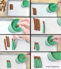 step by step instructions on how to make pretzels for st patrick's day