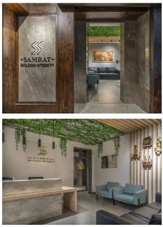 the lobby and reception area at sambat grand summit