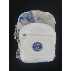 Make A Fashion Statement At School Or On The Go With The Kipling Tie Dye Pattern Backpack. This Backpack Is Not Only Stylish But Also Practical, Featuring A Unique Blue, White, And Gray Tie-Dye Pattern That's Sure To Turn Heads. It's Designed With Multiple Outside Zipper Pockets, Providing Convenient Storage For Your Smaller Essentials, And A Spacious Main Compartment With A Zippered Closure. The Backpack Offers Adjustable Straps For A Comfortable Fit And Comes With A Charming Key Chain For Adde White Backpack Shoulder Bag For Everyday Use, White Shoulder Bag Backpack For Everyday, White Shoulder Bag With Zipper For Back To School, White Shoulder Bag For Everyday And Back To School, White Backpack With Zipper Closure For Everyday Use, White Shoulder Bag Backpack For Students, White Everyday Bags For Back To School, White Everyday Backpack For Back To School, White Laptop Shoulder Bag