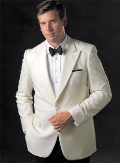 White Dinner Jacket - The Ben Silver Collection Luxury White Tuxedo Style Outerwear, Affordable Classic White Suit And Tie Accessories, Luxury White Tuxedo Outerwear, Classic Wedding Tuxedo Single Breasted, Classic Single Breasted Tuxedo For Wedding, Classic Tailored Wedding Blazer, Classic Tailored Blazer For Wedding, Classic White Evening Suit, Luxury White Suit For Evening