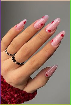 We’re thrilled to share a roundup of 65 Valentine’s Day nails that will make you fall head over heels. From the super cute to the daringly bold, we’ve got you covered, whatever your plans may be. #pinkvalentinesnails #heartnails #redvalentinesnails #cutevalentinesnails Rainbow Nail Art, Valentine Nails, Heart Nail Art, Cute Spring Nails, Nails Now, A Vet, Glow Nails, Red Nail Designs, Metallic Nails