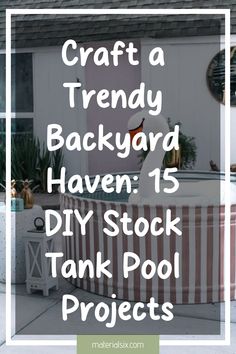 Craft a Trendy Backyard Haven: 15 DIY Stock Tank Pool Projects Pool With A Deck, Tank Pool Ideas, Diy Stock Tank Pool, Stock Tank Pool Ideas, Galvanized Stock Tank, Diy Stock Tank, Stock Tank Pool Diy, Joshua Tree House, Shed Tiny House