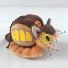 44471128555742 Catbus Plush, Totoro Keychain, Feather Fabric, Totoro Plush, Doll Backpack, Kawaii Backpack, Neighbor Totoro, Plush Keychain, Cartoon Gift