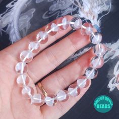 Kindly note: ensure that it is the natural beads,NO add color. Clear Phantom Crystal has the effect of purifying magnetic field. Wearing white ghost crystal can purify the magnetic field inside the human body, improve the negative energy of the human body, and sometimes clean the bad things in the human subconscious, so that people can slowly release and forget the unhappy things before, so as to obtain physical and mental pleasure. Like it,just buy it.Do not hesitate. Morer stone Beads: https:/ Adjustable Clear Round Bead Crystals, Adjustable Clear Crystal Bracelet With Round Beads, Spiritual Clear Round Beaded Bracelets, Clear Spiritual Beaded Bracelets, Spiritual Clear Beaded Bracelets With 8mm Beads, Clear Crystal Bracelet With 8mm Beads, Clear Crystal Bracelet With 8mm Round Beads, Clear Round Beaded Bracelets With 8mm Beads, Clear Round Crystal Bracelet For Gift