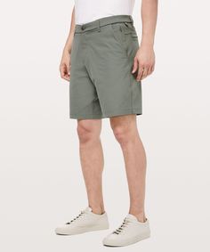 Commission Classic-Fit Short 9" *Warpstreme | Men's Shorts | lululemon Daily Agenda, Tennis Shop, Black Shorts Men, Shorts Lululemon, Mens Lululemon, Lululemon Men, Sage Color, Lululemon Shorts, Slim Fit Shorts