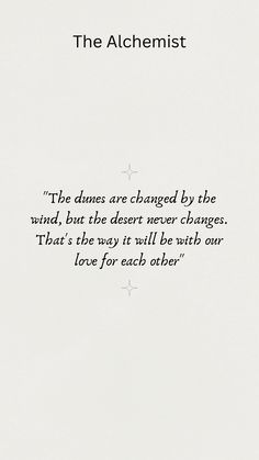 the alchemist quote about love for each other