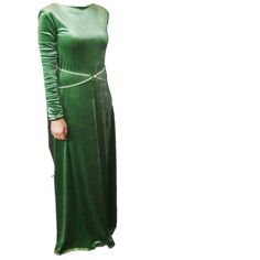 Women Green Velvet Maxi Long Dress Special Occasion Medieval Size M Stretchy. This Stunning Green Velvet Maxi Dress Is Perfect For Any Special Occasion. With It's Gathered Sleeve Design, It Exudes A Bohemian And Medieval Theme That Is Both Elegant And Timeless. The Pullover Closure And Long Sleeve Length Make It Suitable For Winter, Fall, And Spring Seasons. The Dress Is Made From Stretchy Fabric That Is Both Comfortable And Flattering. It Has A Ruched Sleeve Detailing And The Velvet Fabric Accentuates The Figure And Adds A Touch Of Glamour. Hand Wash Only Is Recommended For Garment Care. The Beads Belt Is Not Included. This Dress Is Made By A Seamstress, Not Branded. Beads Belt, Medieval Theme, Maxi Long Dress, Velvet Maxi Dress, Velvet Maxi, Ruched Sleeve, Beaded Belt, Gathered Sleeves, Green Velvet