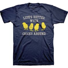 Farm Fed Clothing Men's Short Sleeve Life's Better Chick T-Shirt, TSC0551 Tractor Supply, Men Short Sleeve, Tractor, Mens Short, In Store, Buy Online, Mens Graphic Tshirt, T Shirts, Mens Tshirts