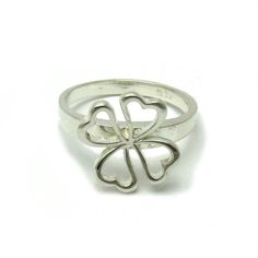 Sterling silver ring - clover 925/1000. Stamped 925. Approximate weight 3.9 grams. Dimensions 1.6x1.6cm (0.64x0.64 inches) All our jewels are made from solid sterling silver 925/1000 and are carefully crafted by hand in our family workshop. We dispatch your orders in 5 working days, worldwide and the postage is $5. We ship registered priority mail. Please allow 5-7 working days for delivery in Europe and 10-15 working days outside Europe. For any questions - please do not hesitate to contact me! Fine Jewelry Sterling Silver Heart Ring With Polished Finish, Sterling Silver Heart Ring With Polished Finish, Silver Polished Sterling Silver Heart Ring, Silver Sterling Heart Ring With Polished Finish, Classic Hallmarked Flower-shaped Jewelry, Silver Heart Ring With Polished Finish, Silver Heart Ring With Polished Finish Gift, Silver Flower Shaped Fine Jewelry Ring, Polished White Gold Flower Ring Gift