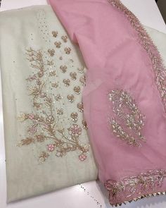 Item Overview ATHARVA Hand Embroidery Salwar Kameez/Light Pista green Chanderi Silk/Gota Patti pink Chiffon Dupatta/Custom Stitch Unstitch/Anarkali/Sharara/Gift CH2147 Fabric:  * Shirt Chanderi Silk 2.5 Mts, * Dupatta: Chiffon Dupatta - 2.5 Mts - Gota Patti work  * Bottom Santoon Taffeta Silk 2.5 Mts. Excusive Hand Embroidered Party Wear Punjabi Suit. 🌷CUSTOMIZATION (No Extra Charges) * Fabrics Customization: Designs Can be made in different Fabrics. *Color Customization: Designs Can be made in Bride Fashion Photography, Salwar Kurta, Fancy Embroidery, Bridal Wardrobe, Gota Patti Work, Pakistan Dress, Indian Bridal Sarees, Patiala Salwar, Kurta Designs Women