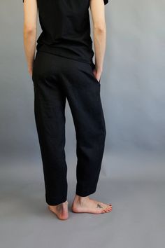 Dear Ladies, these amazing linen pants take elegance and comfort on a totally new level! Be sure, if any pair of pants will ever make you happy - these linen harem pants are definitely your sure strike. All the morning struggles and questions what to wear will leave your mind, since these pants will become your absolute champion! Slightly tapered linen pants have two side pockets and two big and beautiful buttons closure in the front. These yoga harem pants has wide range of colors, so I am sure Black Linen Ankle-length Bottoms, Black Linen Ankle-length Pants, Black Linen Wide Leg Ankle-length Pants, Black Linen Ankle-length Wide Leg Pants, Black Ankle-length Linen Wide Leg Pants, Black Linen Pants For Loungewear, Black Linen High-waisted Pants, Black Linen Straight Leg Pants, Black Straight Leg Linen Pants