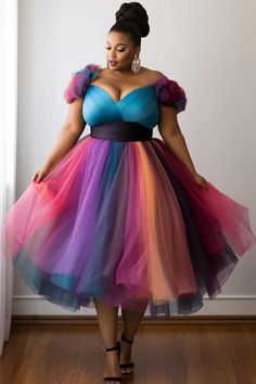 Prom Elegant, Summer Tips, Dresses Occasion, Evening Midi Dress, Tulle Midi Dress, Plus Size Cocktail Dresses, Plus Size Prom, Plus Size Prom Dresses, Cocktail Evening Dresses