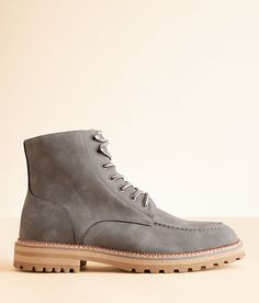 "Steve Madden Ellis Boot - Grey US 10-1/2, Men's Grey Distressed faux leather lace-up boot Side zip detail Ortholite cushioned footbed 5 1/4" shaft. Textile upper/lining. Man made outsole. Apparel & Accessories > Shoes" Suede Lace-up Boots With Goodyear Welt Construction, Suede Work Boots With Lug Sole And Lace-up, Suede Lace-up Work Boots With Reinforced Heel, Suede Lace-up Ankle Boots With Reinforced Toe, Rugged Lace-up Chukka Boots With Reinforced Heel, Winter Lace-up Chukka Boots With Goodyear Welt, Boot For Men, Leather Lace Up Boots, Leather Lace