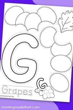 the letter g worksheet for preschool to learn how to write and draw letters