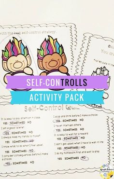 the self - controlls activity pack is shown here