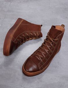 Casual Leather Round Head Canvas Sneakers – Obiono Brown Suede Lace-up Martin Boots, Brown Lace-up Suede Martin Boots, Casual Martin Boots With Leather Sole For Winter, Casual Brown Martin Boots With Flat Heel, Leather Flat Boots For Fall, Casual Brown Lace-up Boots With Round Toe, Casual Brown Lace-up Boots For Fall, Brown Low-top Boots For Fall, Casual High-top Suede Martin Boots