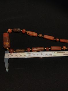 Ancient agate beads old around 600 years 16 century good condition good color Carnelian Necklace, Green Jasper, Crystal Bead Necklace, Jasper Necklace, Carnelian Beads, Jade Necklace, Agate Beads, Agate Stone, Gold Beads