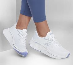 Max Cushioning Elite 2.0 - Levitate | SKECHERS Athleisure Running Shoes With Ortholite Insole, Athleisure Running Shoes With Ortholite Insole For Workout, Workout Running Shoes With Ortholite Insole, Ergonomic Running Shoes With Arch Support For Workout, Functional Walking Shoes With Arch Support For Workout, Ergonomic Workout Running Shoes With Arch Support, Athleisure Running Shoes With Arch Support For Light Exercise, Sporty Ortholite Workout Sneakers, Ortholite Low-top Walking Shoes For Workout