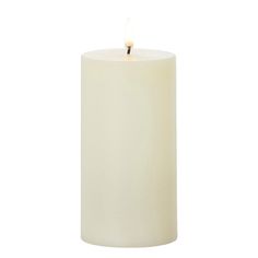 Uyuni LED Realistic Electronic Flame Wax Candle - Ivory - 3-in x 7-in - Mellow Monkey Ivory Candles, Real Flame, Candle Sizes, Indoor Christmas Decorations, Indoor Christmas, Paraffin Wax, Led Candles, Pillar Candle, Flameless Candle