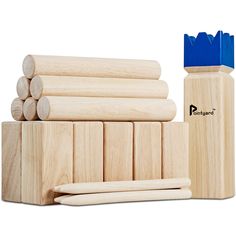 PRICES MAY VARY. Completed Kubb Game Set: Pointyard Kubb Backyard Game Set comes with 10 pcs Kubb Blocks (6x2.3x2.3 in), 6 pcs Kubb Tossing Batons (12x1.53x1.53 in), 4 pcs Corner Stakes(12x0.75 in), 1pcs King Kubb (12x3x3 in), 1 Rule Brochure, 1 pcs Convenient Zipper Bag for carrying, which is including everything you need to start a fascinating yard game. Suitable for up to 12 players to enjoy leisure time with your friends or family playing the Strategic Game of Kubb Premium Rubber Wood Materi Outdoor Games For Teenagers, Kubb Game, Yard Game, Family Playing, Family Backyard, Kids Backyard, Company Picnic, Outdoor Game, Toss Game