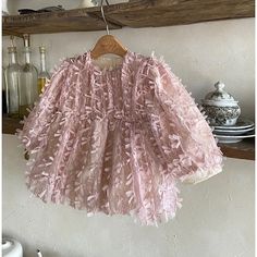 Baby Toddler Girls Dress Romper - various styles to choose from. Pink Ruffled Fall Dress, Pink Princess Dress For Winter, Fitted Winter Baptism Dress, Winter Baptism Fitted Dress, Long Sleeve Pink Dress For Dress-up, Cute Long Sleeve Dresses For Spring, Cute Long Sleeve Spring Dress, Winter Pink Ruffled Dresses, Spring Long Sleeve Dress-up Dresses