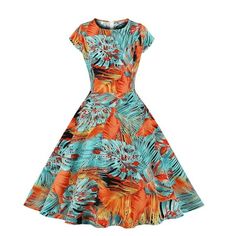 Women's Summer Dresses For Women Beach Floral Print Short Sleeve Swing Dress Please check the Size Chart before order. If you are not sure the size, please send message to us.  Item specifics Season: summer Gender: Women Material: Polyester Decoration: None Clothing Length: Regular Sleeve Length: Sleeveless Pattern Type: Print Dress Style: Fashion,Causal Features: 1. It is made of high quality materials,durable enought for your daily wearing 2. Stylish and fashion make you more attractive 3. Great for party,Daily,Beach,I am sure you will like it! Package include 1PC dress Color: Blue.  Gender: female.  Age Group: adult. Medieval Costume Women, Beach Floral, Crew Neck Dress, Casual Short Sleeve Dress, Rockabilly Dress, Female Girl, Crewneck Dress, Floral Print Shorts, Dress Cuts