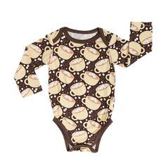 Designed for the cooler temperatures ahead, this longsleeved bodysuit will become a closet staple. Soft bamboo means all day wear without any fear of skin irritation! Closet Staples, Skin Irritation, Traditional Fabric, Baby Fever, Irritated Skin, In Hot, Hot Chocolate, Soft Fabrics, Bamboo