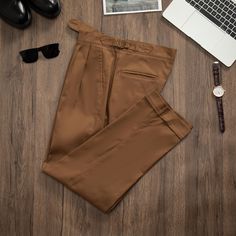 Men Linen Pants with Pleats, Spring Summer Breathable Cotton Linen Pants, Casual Cotton Linen Trousers, Rolled Hem Gurkha Linen Pants ★PRODUCT DETAILS★ MATERIAL:  Made of Linen 70% , Cotton 30%, the fabric is lightweight, soft and breathable, comfortable and durable.. For more great deals and discounts, please visit my store https://www.etsy.com/shop/XiaoWuweekShop?ref=seller-platform-mcnav ★Note★ ★★Washing advice Hand wash or gentle express machine wash in water temperature below 30 degrees. For machine washing, please use a laundry bag of the right size. Use neutral washing liquid, wash dark and light colors separately. Do not use detergents with detergent and bleaching function! Do not wring, do not expose to sunlight, lay flat to dry. Steam ironing is recommended. - Please contact me i Brown Slim Fit Tapered Leg Pants, Fitted Brown Ankle-length Pants, Brown Fitted Ankle-length Pants, Brown Slim Fit Straight Pants, Slim Fit Brown Dress Pants With Tapered Leg, Brown Slim Fit Dress Pants With Tapered Leg, Brown Slim Fit Pants With Welt Pockets, Fitted Brown Chinos With Tapered Leg, Fitted Brown Tapered Leg Chinos