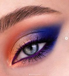 Pink Makeup Blue Eyes, Colourful Eyeshadow Looks, 80 Disco, Recital Makeup, Eye Makeup Tips For Beginners, Gala Makeup, Colourful Eyeshadow, Everyday Eyeshadow, Eye Makeup Images