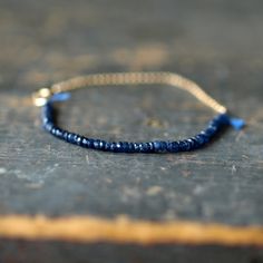 Blue Sapphire Gemstone Bracelet Precious Gem Gold Chain Delicate Handmade Jewelry. $98.00, via Etsy. Dainty Blue Faceted Beaded Bracelets, Blue 14k Gold Filled Bracelet Jewelry, Blue Gemstone Beads Jewelry In 14k Gold Filled, Blue Gemstone Beads Jewelry In 14k Gold, Blue 14k Gold-filled Bracelet Jewelry, 14k Gold Filled Blue Bracelet, 14k Gold-filled Blue Bracelet, Blue Beaded 14k Gold-filled Jewelry, Dainty Blue Gemstone Beaded Bracelets