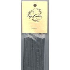 black incense sticks are packaged in a package