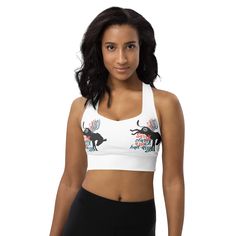 This Sassy, Classy, & Bad Assy sports bra is the perfect workout top for exercising whether at the gym, a yoga class, or at home. The compression fabric along with double-layered front and shoulder straps ensures great support while running, jumping, or pumping iron. Wear it while exercising or Sassy, Classy, & Bad Assy style it as a streetwear top on sunny days! • Compression fabric: 78% polyester, 22% spandex • Sports mesh lining: 92% polyester, 8% spandex • Fabric weight for compression fabri The Perfect Workout, Pumping Iron, Perfect Workout, Streetwear Tops, Compression Fabric, At The Gym, Yoga Class, British Indian, Spandex Fabric