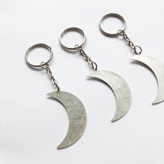 * Free Worldwide Shipping on orders totalling £40 or more with code WORLD40 at checkout ** Handmade by Midnight Deer in Brighton UK * Crescent Moons always feel extra magical don’t they? These statement beauties add a little mystical charm to your house keys or bagFinish: Matte silver tone Moon, Shiny dark silver tone keyring componentsYour item is sent in a paper gift envelope with a Midnight Deer Card *Your Keyring is happiest when handled with care, heavy keys or rough handling may cause the Silver Metal Keychains As Gifts, Silver Metal Keychain As Gift, Silver Metal Keychain For Gift, Personalized Silver Keychain For Personal Use, Handmade Silver Keychain For Personal Use, Handmade Silver Keychains For Gifts, Handmade Silver Keychain As Gift, Handmade Silver Keychain For Gift, Personalized Silver Keychain