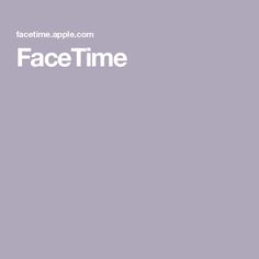 the facetime logo is shown on a purple background with white text that reads facetime