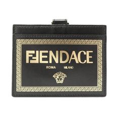 From The Iconic Capsule Collection, This Fendace Card Case Lanyard Is Ideal For Travel, Professional, Or Daily Use. Easily Access Your Most Essential Cards With The Front And Back Card Slots. Crafted From Black Calf Leather, The Front Face Features The Fendace Logo Printed In Metallic Gold. Complete With A Detachable Lanyard Strap, Experience The Perfect Blend Of Convenience And Style With Fendace. Model: 7m0331 Metallic Gold Printed Fendace Logo Black Calf Leather Gold-Tone Hardware Detachable Wallet Lanyard, Fendi Mini, Face Features, Leather Lanyard, Fendi Peekaboo, Front Face, Card Case Wallet, Leather Card Case, Handbag Wallet